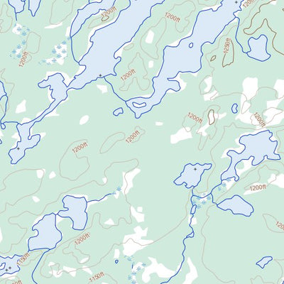 Natural Resources Canada La Loche Lakes, NT (075L02 Toporama) digital map
