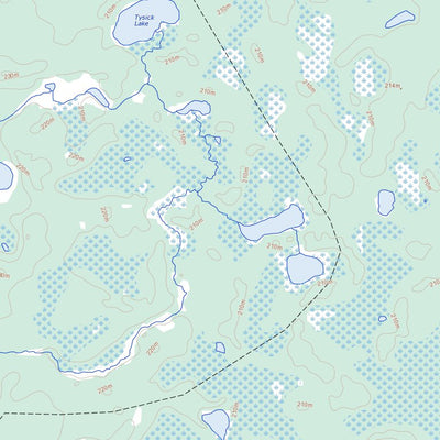 Natural Resources Canada La Rose Lake, ON (042L16 Toporama) digital map
