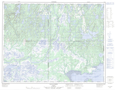 Natural Resources Canada Lac À L'Ours, QC (012L06 CanMatrix) digital map