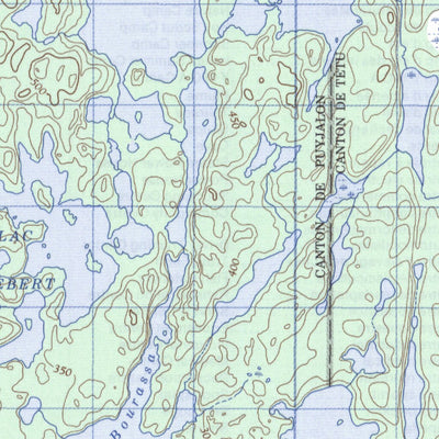 Natural Resources Canada Lac À L'Ours, QC (012L06 CanMatrix) digital map