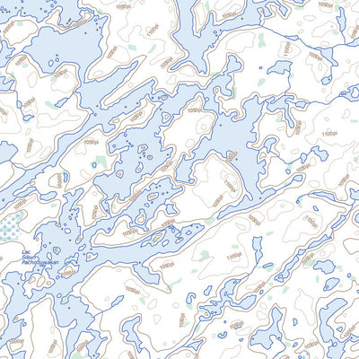 Natural Resources Canada Lac Abigail (032O13 Toporama) digital map