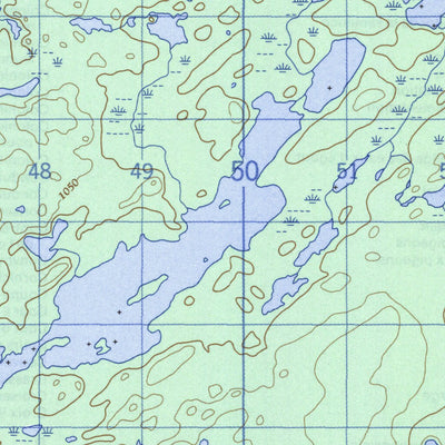 Natural Resources Canada Lac Abigail, QC (032O13 CanMatrix) digital map