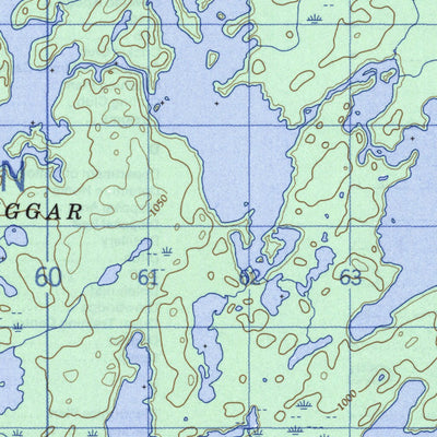 Natural Resources Canada Lac Abigail, QC (032O13 CanMatrix) digital map