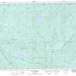 Natural Resources Canada Lac Aigremont, QC (032H05 CanMatrix) digital map