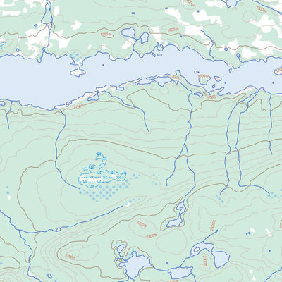 Natural Resources Canada Lac Alliez, NL (013D12 Toporama) digital map