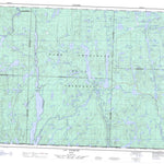 Natural Resources Canada Lac Antiquois, QC (031N04 CanMatrix) digital map