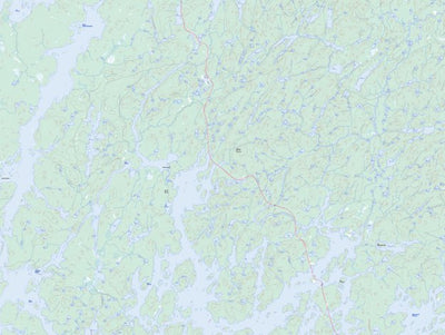 Natural Resources Canada Lac Anwatan, QC (031N11 Toporama) digital map
