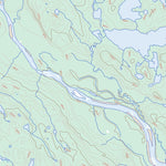 Natural Resources Canada Lac Arthur, QC (012M01 Toporama) digital map