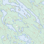 Natural Resources Canada Lac Arthur, QC (012M01 Toporama) digital map