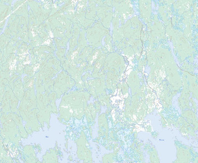 Natural Resources Canada Lac Assigny, NL (023A03 Toporama) digital map