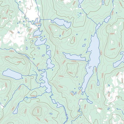 Natural Resources Canada Lac Assigny, NL (023A03 Toporama) digital map