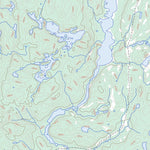 Natural Resources Canada Lac Au Brochet, QC (022F12 Toporama) digital map