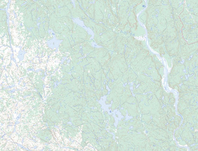 Natural Resources Canada Lac Au Loup Marin, QC (022F07 Toporama) digital map