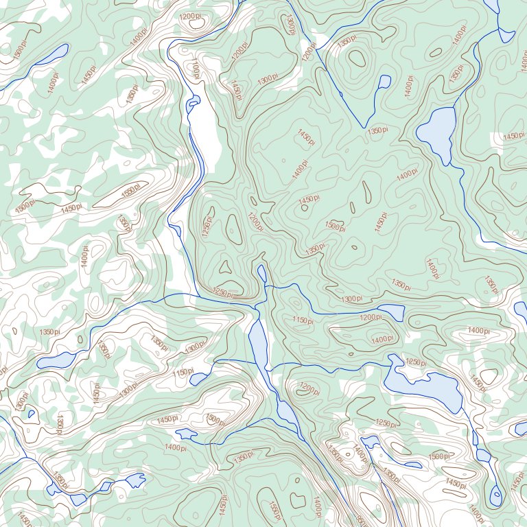 Lac Au Loup Marin, QC (022F07 Toporama) Map by Natural Resources Canada