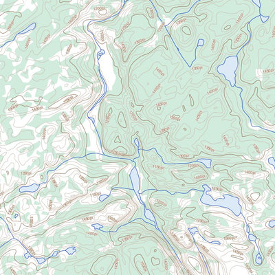 Natural Resources Canada Lac Au Loup Marin, QC (022F07 Toporama) digital map