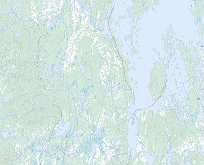 Natural Resources Canada Lac Aubin-Tellier, QC (022M09 Toporama) digital map