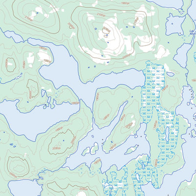 Natural Resources Canada Lac Avezac (023J12 Toporama) digital map