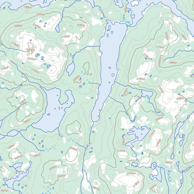 Natural Resources Canada Lac Avezac (023J12 Toporama) digital map