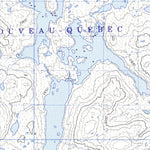 Natural Resources Canada Lac Avezac East, NL (023J12_E CanMatrix) digital map