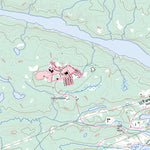 Natural Resources Canada Lac Awichina, QC (033F13 Toporama) digital map