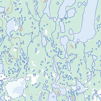 Natural Resources Canada Lac Ballantyne (024K11 Toporama) digital map