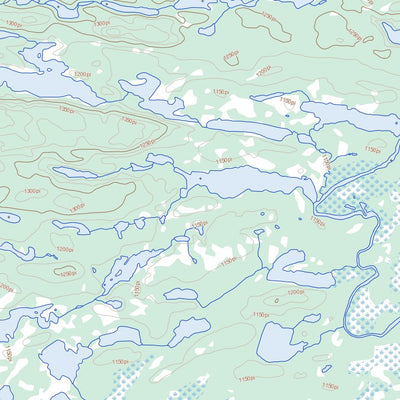 Natural Resources Canada Lac Bardin (033B08 Toporama) digital map