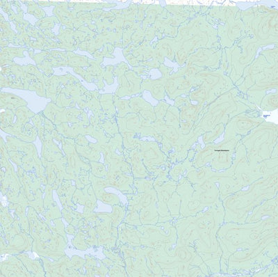 Natural Resources Canada Lac Baret, NL (024P15 Toporama) digital map