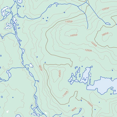 Natural Resources Canada Lac Baret, NL (024P15 Toporama) digital map