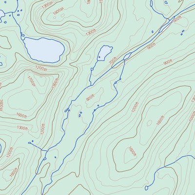 Natural Resources Canada Lac Baret, NL (024P15 Toporama) digital map