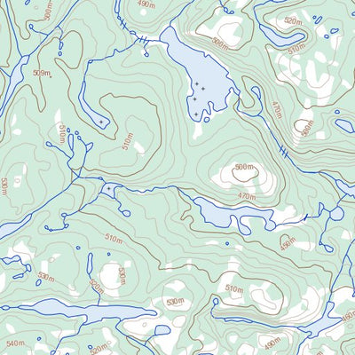 Natural Resources Canada Lac Baril, QC (023N14 Toporama) digital map