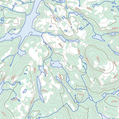 Natural Resources Canada Lac Baril, QC (023N14 Toporama) digital map
