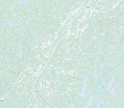 Natural Resources Canada Lac Bazire, QC (023N03 Toporama) digital map