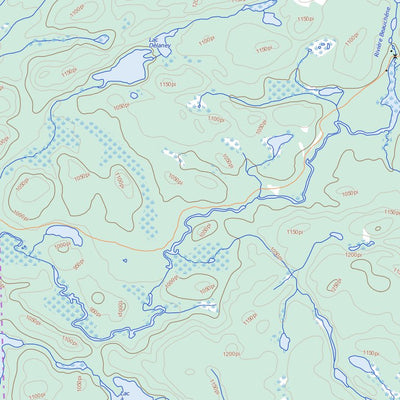 Natural Resources Canada Lac Beauchêne, ON (031L10 Toporama) digital map