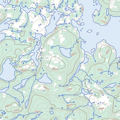 Natural Resources Canada Lac Beaudé, QC (034H05 Toporama) digital map