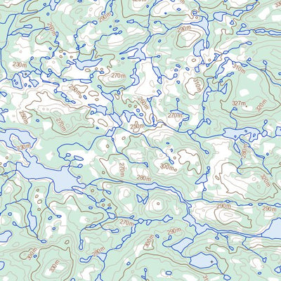 Natural Resources Canada Lac Beaudé, QC (034H05 Toporama) digital map