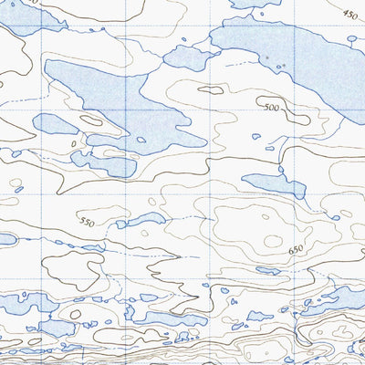 Natural Resources Canada Lac Bégin West, QC (035F07_W CanMatrix) digital map