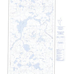Natural Resources Canada Lac Belleau West, QC (035G12_W CanMatrix) digital map