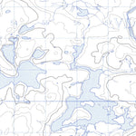 Natural Resources Canada Lac Belleau West, QC (035G12_W CanMatrix) digital map