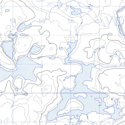 Natural Resources Canada Lac Belleau West, QC (035G12_W CanMatrix) digital map