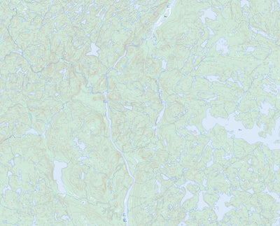Natural Resources Canada Lac Bernadette, QC (012O04 Toporama) digital map
