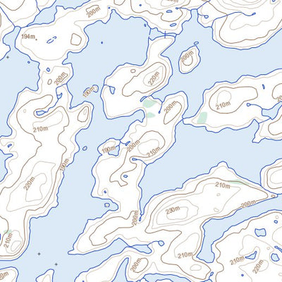 Natural Resources Canada Lac Bertaut, QC (034O16 Toporama) digital map