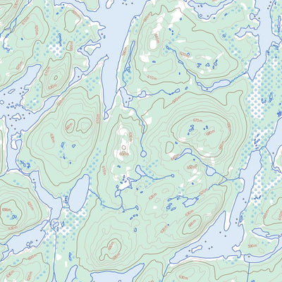 Natural Resources Canada Lac Bessières (023K09 Toporama) digital map