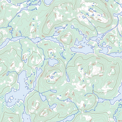 Natural Resources Canada Lac Bessières (023K09 Toporama) digital map