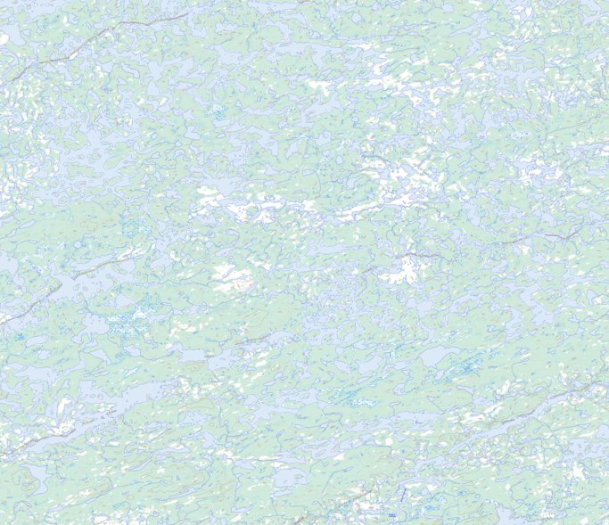 Lac Billet, QC (033I06 Toporama) Map by Natural Resources Canada ...