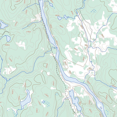 Natural Resources Canada Lac Blondelas, QC (032H07 Toporama) digital map