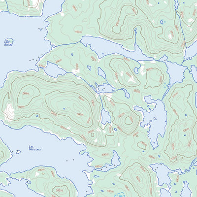 Natural Resources Canada Lac Boilay, QC (023L15 Toporama) digital map