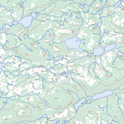 Natural Resources Canada Lac Boismenu, QC (034A07 Toporama) digital map