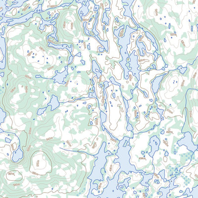 Natural Resources Canada Lac Bonaventure, NL (023I15 Toporama) digital map