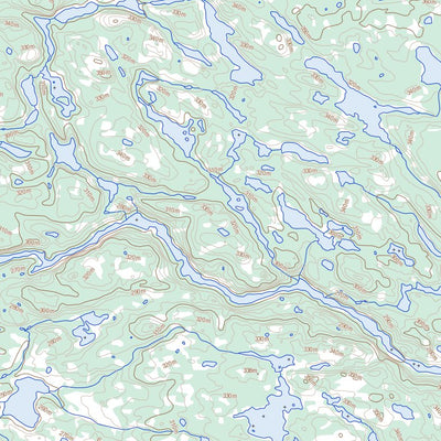 Natural Resources Canada Lac Bondésir, QC (033K16 Toporama) digital map