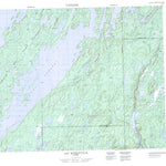 Natural Resources Canada Lac Bonneville, QC (032I14 CanMatrix) digital map
